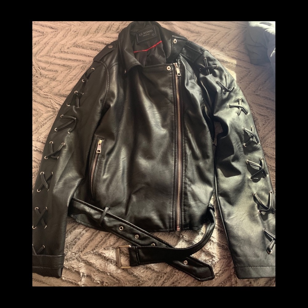 Faux Leather Jacket